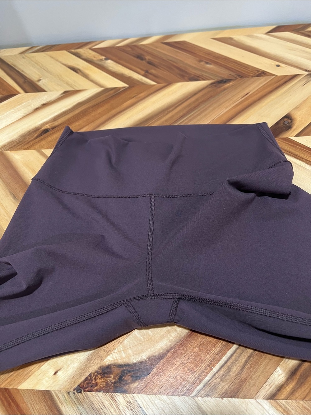 LULULEMON Wunder Under Crop 21” Leggings Size 8 Black Currant Purple MSRP $88 - Picture 4 of 8